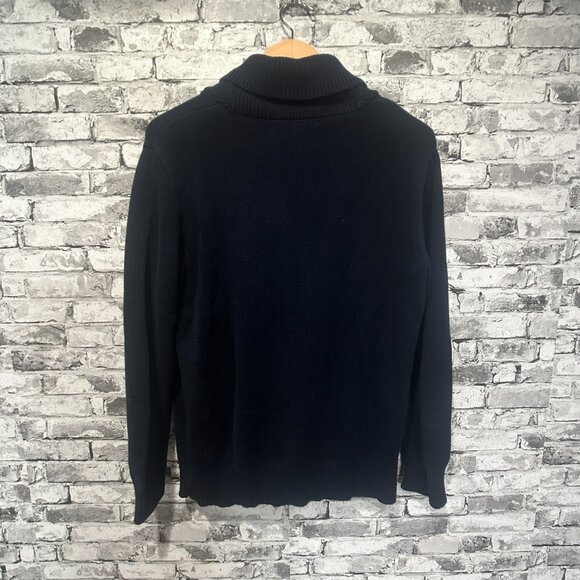 EUC J.Crew Men's Navy Blue Sweater Size Medium - Picture 8 of 13